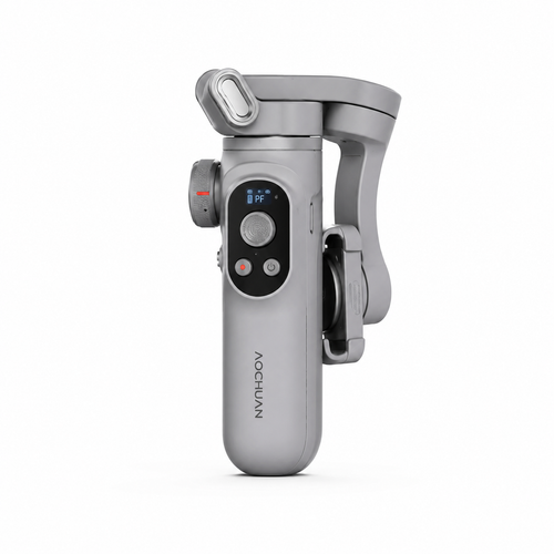 Folded Creator Flow AI smartphone gimbal showing compact portable design